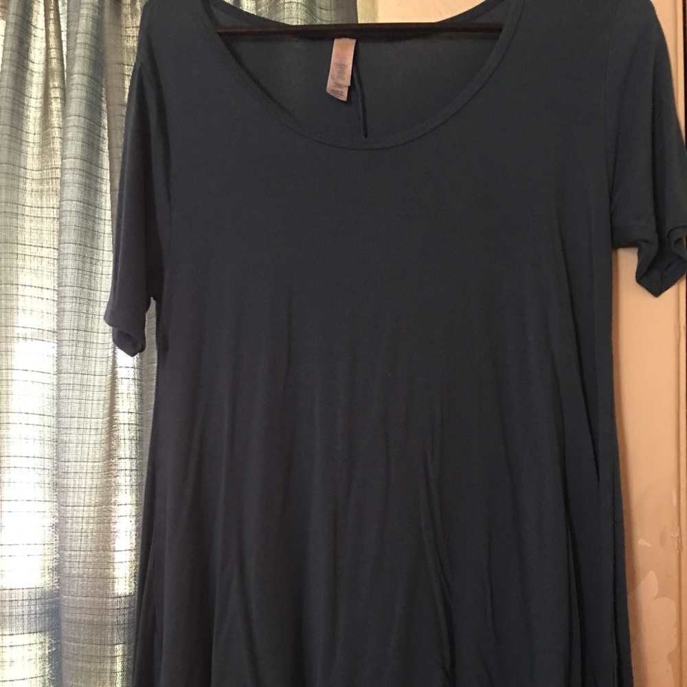 Blue tunic shirt